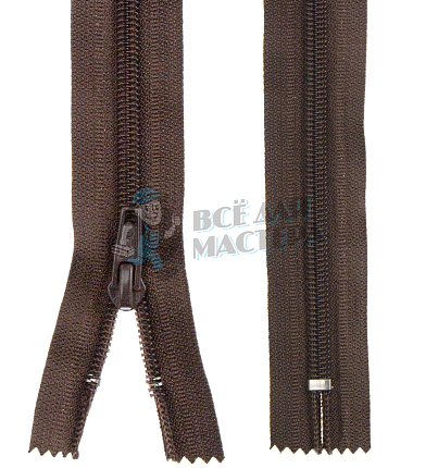 Молния 30 см Коричневый