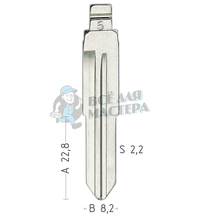 Лезвие №5  GM-15D GM24R GM14L GM17R GM/ CHANGAN КНР
