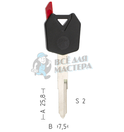 TP00KAW16P1 T00KW19P а/пласт.с мест.п/чип  Kawasaki 