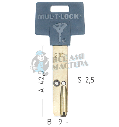 Mul-T-Lock: Профиль 215s Original "INTERACTIVE"