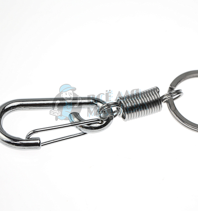 Карабин с пружиной и кольцом
