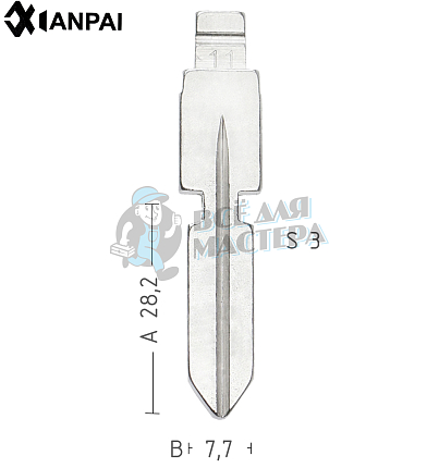 Лезвие  HF39_HU39 MERCEDES  КНР