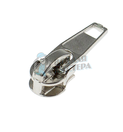 Бегунок для спиральной молнии, тип 5, автомат, цв.никель