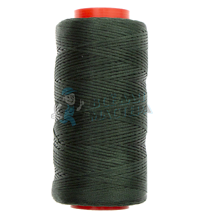 Нитки прошив.вощеные 150D-200м, темно-зеленый