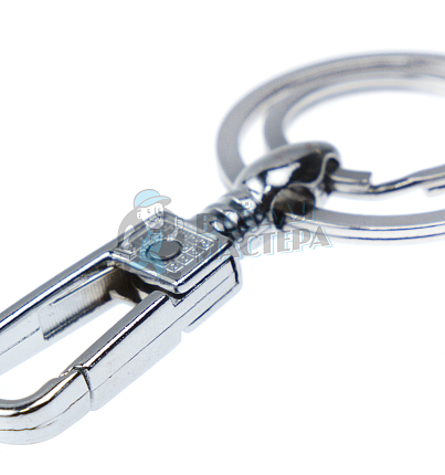 Карабин с двумя кольцами для ключей