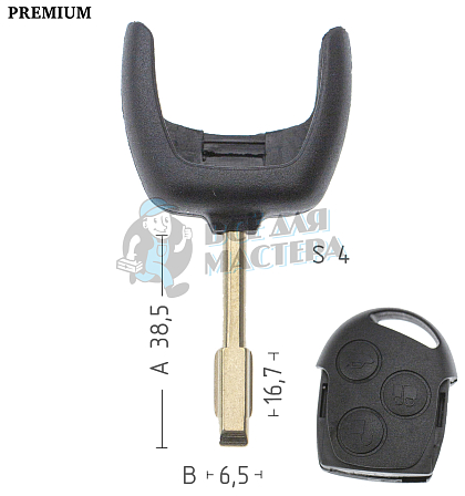 Лезвие TP00FO-6TL FO21AP T00TB1PA рога КНР   FORD - Чертеж