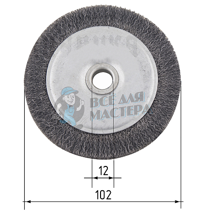 Щетка на станок 100G - Чертеж