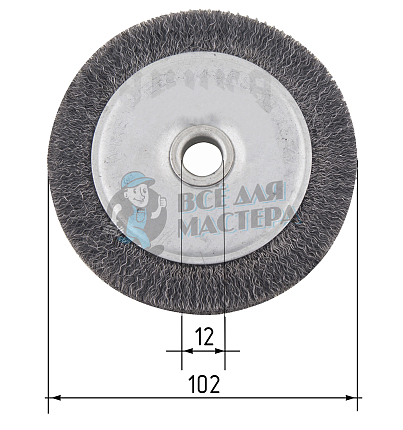 Щетка на станок 100G