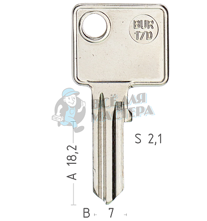 BUR17D BUR22 BRG32 BG34 - Чертеж
