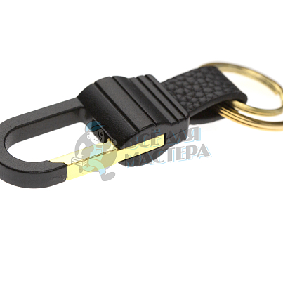 Карабин с двумя кольцами для ключей