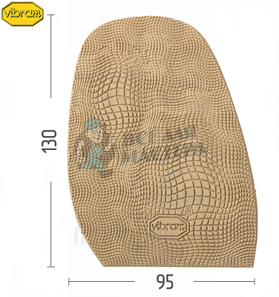 Проф. формованная VIBRAM 2340 (00) Explosion, Бежевый