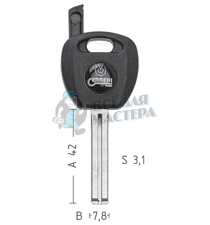 T00HYN13P TP00HY-18.P а/пласт.с мест.п/чип HYUNDAI - Чертеж