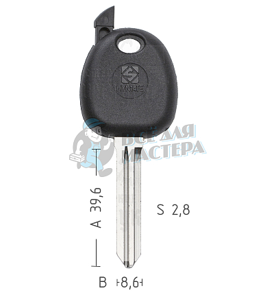 T00KIA4P TP00HY-11.P1 HYN14T0 а/пласт.с мест.п/чип KIA/HYUNDAI