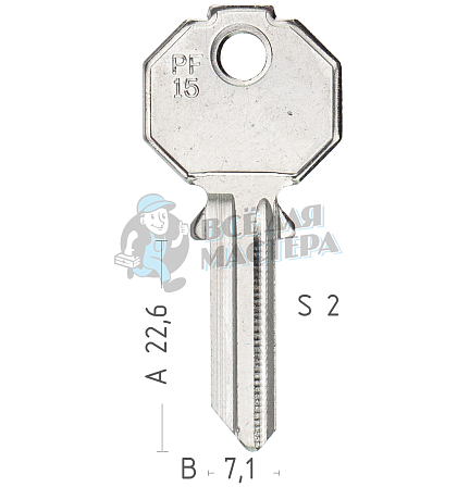 PR14 PF15 PRF17S P12 - Чертеж