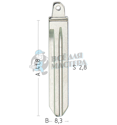 Лезвие №110 HYN14R KIA K3 КНР
