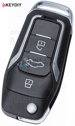 Ключ серии B в стиле FORD 3кн для KD900 без встроенного чипа КНР