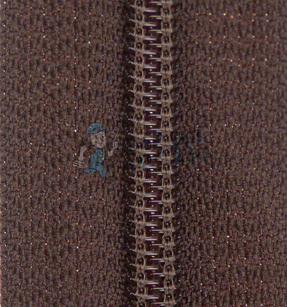 Молния обувная т7, 35см Коричневый