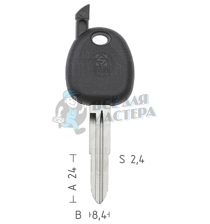 T00HYN4RP TP00HY-6DP1 HYN7RT0 а/пласт.с мест.п/чип HYUNDAI - Чертеж