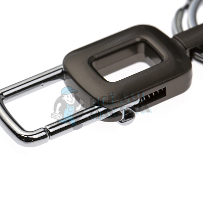 Карабин с двумя кольцами для ключей