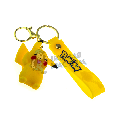 Брелок для ключей "Пикачу " стесняется + карабин