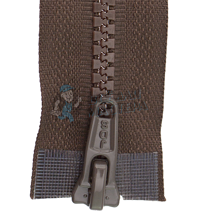 Молния Трактор "JUDSON", 80см, Тип-5, разъёмная двухзамковая, цв.т/коричневый