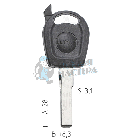 T00HF55P TP00HU-AAP1 HU66T0 а/сп.пл.с мест.п/чип FORD/SKODA/VW - Чертеж