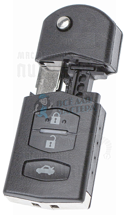 Корпус выкидного ключа MAZ-11 MAZ24R MAZ24R 3 кнопки КНР  MAZDA