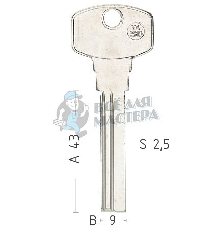 YA281D YG19 - Чертеж