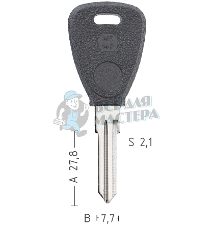 HF64P162  ME-14P - Чертеж