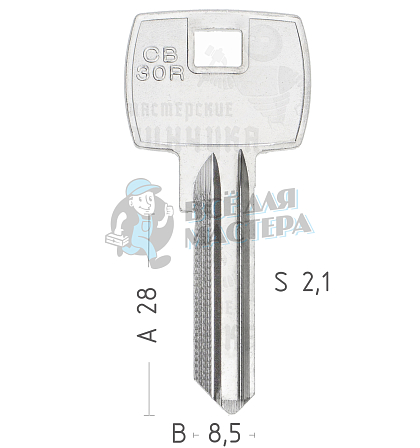 CO22R  COR-13  CB30R  CRB1L  - Чертеж