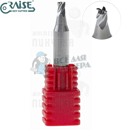 Вертик.фреза RAISE EW5530B ф3,0мм CARBIDE (ф3,0Х6Х40)								 - Чертеж