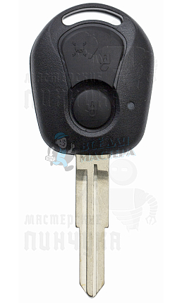 Корпус ключа SSA-1.P1 SSY3P SSA2P51 2 кнопки КНР// SsangYong