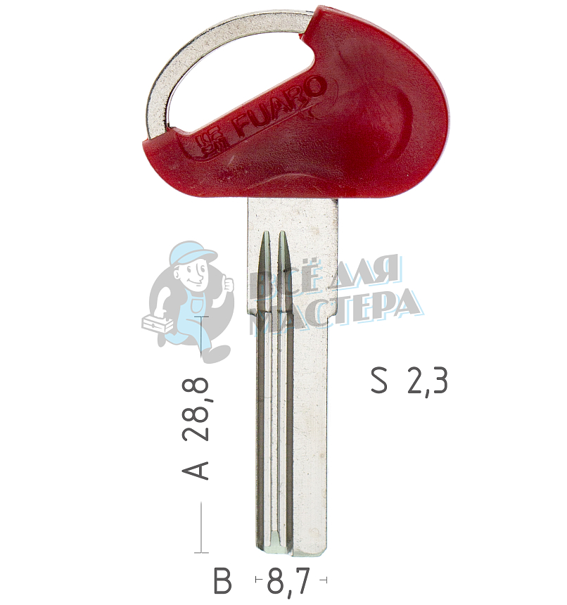 FUARO-2 2паза (29*8,75*2,3) ст.AP-1D бронь с пластиком КНР H-273