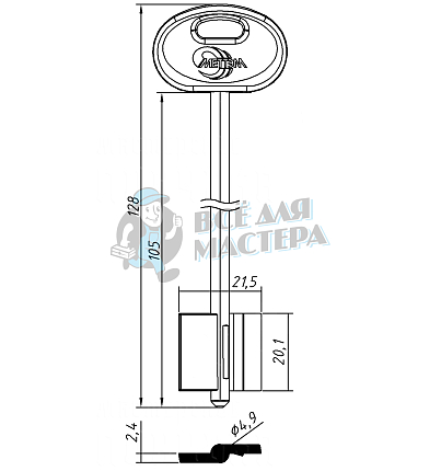 MET21DP (желтый)
