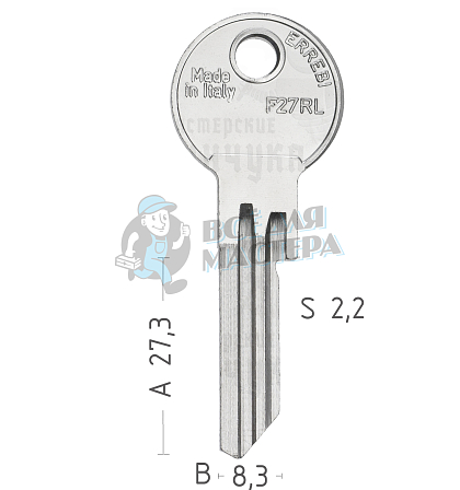 F27RL FB-16 FB18RX FAA84L - Чертеж