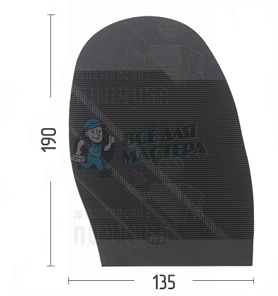 Проф. формованная X-Profi "Классик", цв. черный, 2,2мм
