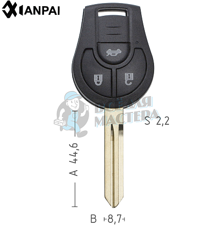 Корпус  NISSAN  S21 3кн  КНР - Чертеж