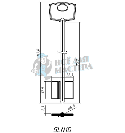 GLN1D (желтый)