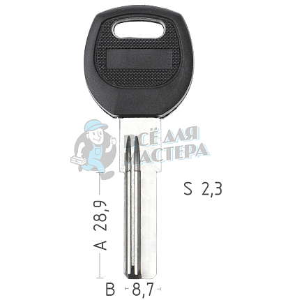 BAO-2DP РУЧ ПЛАСТИК 2ПАЗ. ПОД БРОНЬ 28-29 мм КНР