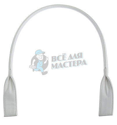 Ручка сумочная круглая с широким креплением 70см Китай Белый