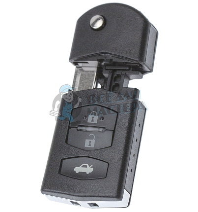 Корпус выкидного ключа MAZ-11 MAZ24R MAZ24R 3 кнопки КНР  MAZDA