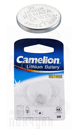 Батарейка Camelion CR1025 BL1 (10 / 1800)
