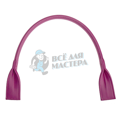 Ручка сумочная кругл.широк. 53см цв.фуксия