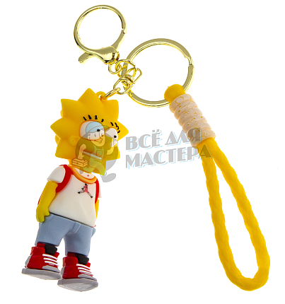 Брелок для ключей "Симпсоны : Лиза" + карабин