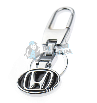 Авто карабин с кольцом для ключей HONDA