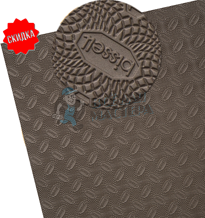 Проф. листовая Piligrim Bissell "Перелив" 380х570х2мм, цв. коричневый