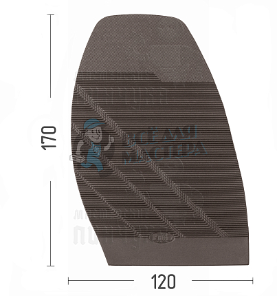 Проф. формованная X-Profi "Классик", цв. коричневый, 1,8мм