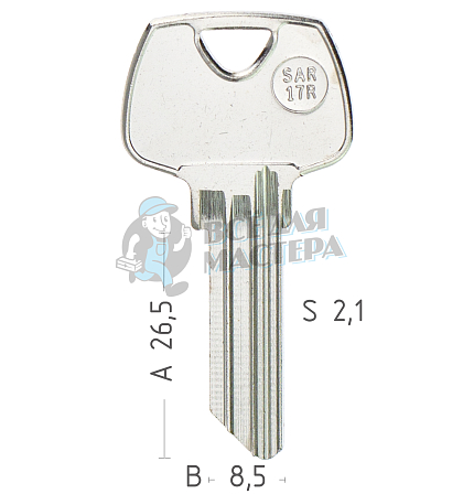 SAR6 SAR17R N1007KBM SG1R  - Чертеж
