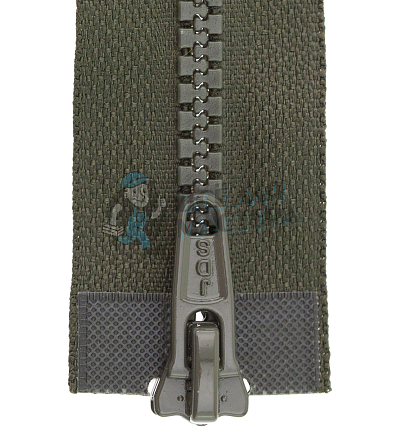 Молния Трактор "JUDSON", 80см, Тип-5, разъёмная двухзамковая, цв.хаки