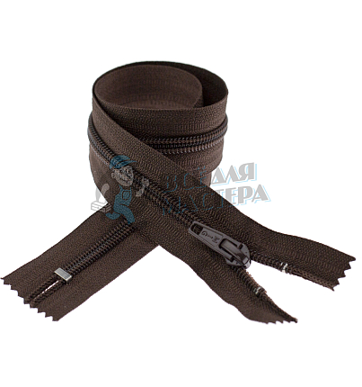 Молния 50см Коричневый
